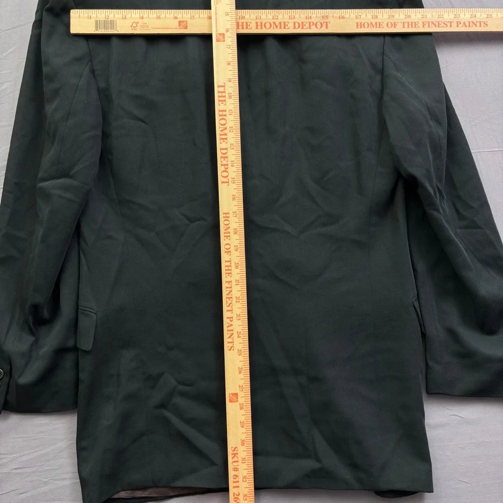 Vintage Kappers New York Double Breasted Blazer Dark Green Wool Made in Germany